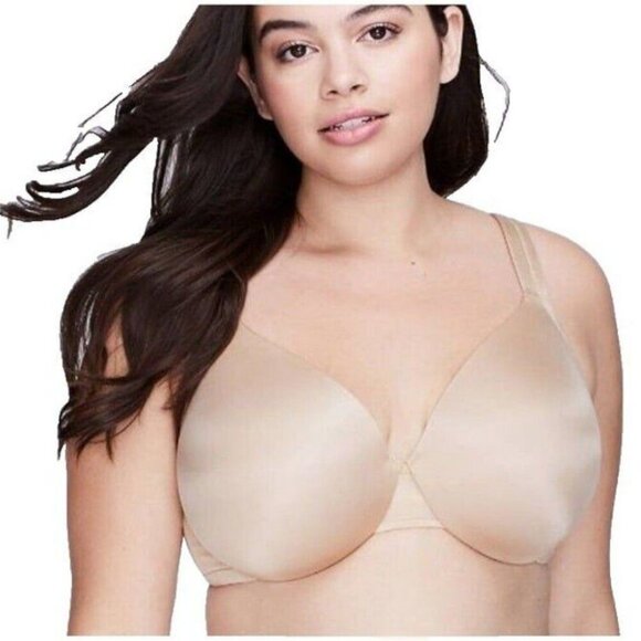 Lane Bryant Cacique Womens Bra Smooth Satin Full Coverage U/W Cafe Mocha 38D - Picture 7 of 8